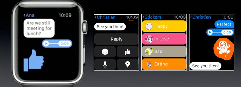 Facebook Messenger For Apple Watch